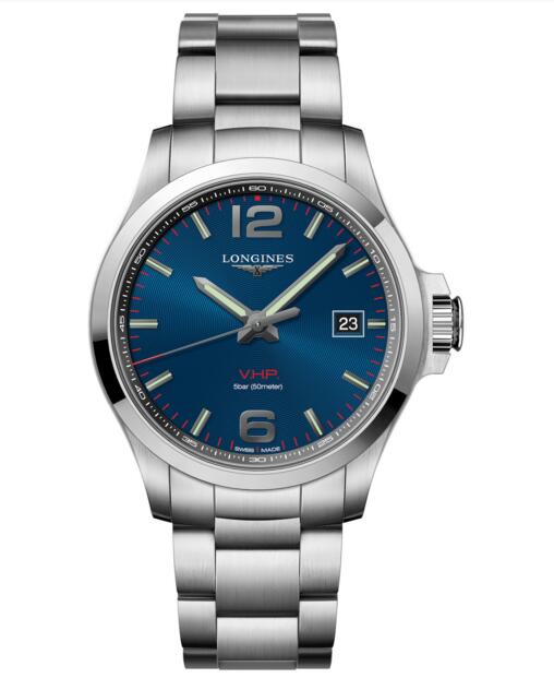 Buy Replica Longines Conquest V.H.P. L3.726.4.96.6 watch